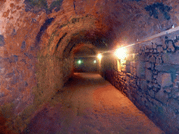 Tunnel with loopholes at the Bastion side of the Casemates de la Pétrusse