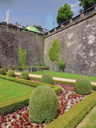 Upper garden with an entrance to the Casemates de la Pétrusse