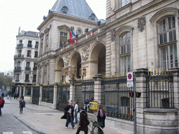 East side of the City Hall at the Place de la Comédie square