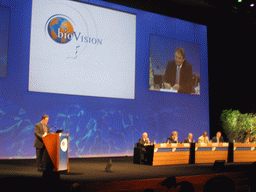 Panel discussion at the World Life Sciences Forum BioVision 2005 conference, at the Centre Congrès de Lyon conference center