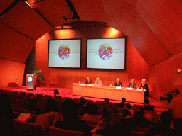 Panel discussion on Science and Society at the World Life Sciences Forum BioVision 2005 conference, at the Centre Congrès de Lyon conference center