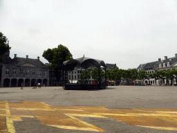 The Vrijthof square with the Music Kiosk and the Hoofdwacht building