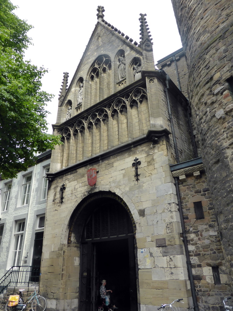 Northwest side of the Basilica of Our Lady at the Onze Lieve Vrouweplein square