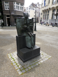 Statue at the south side of the Onze Lieve Vrouweplein square