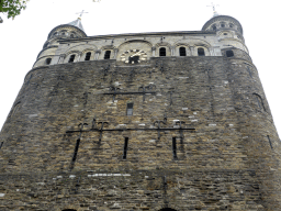 Upper part of the west facade of the Basilica of Our Lady