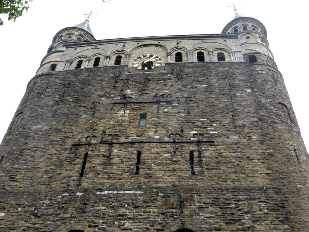 Upper part of the west facade of the Basilica of Our Lady