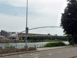 The Hoge Brug bridge over the Maas river, viewed from the Maasboulevard street