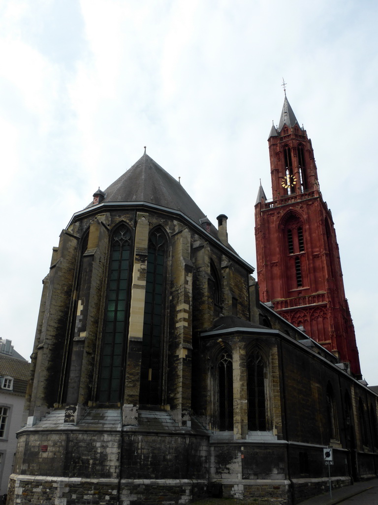 The northeast side of the Sint-Janskerk church at the Vrijthof square