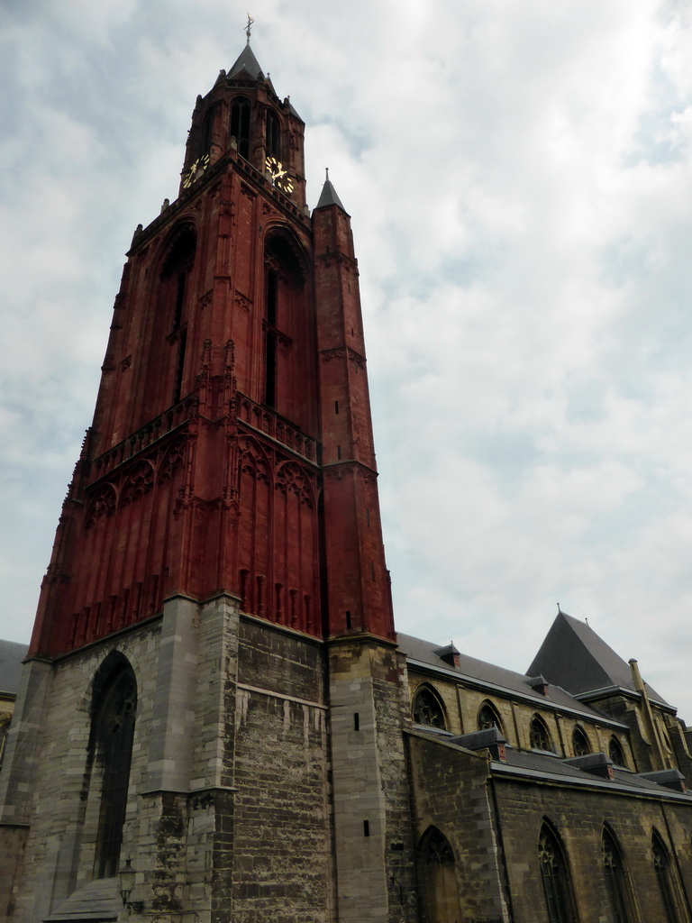 Southwest side of the Sint-Janskerk church at the Henric van Veldekeplein square