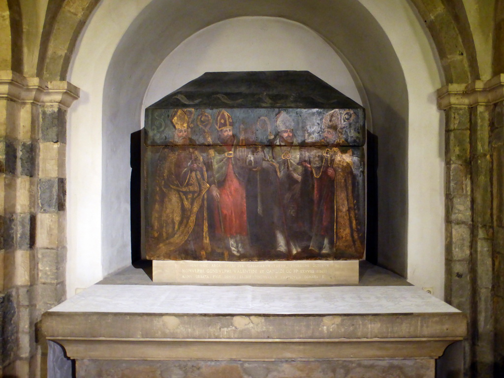 Chest in the crypt of the Sint-Servaasbasiliek church