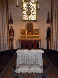 Altar and iconostasis at the northeast chapel of the Sint-Servaasbasiliek church