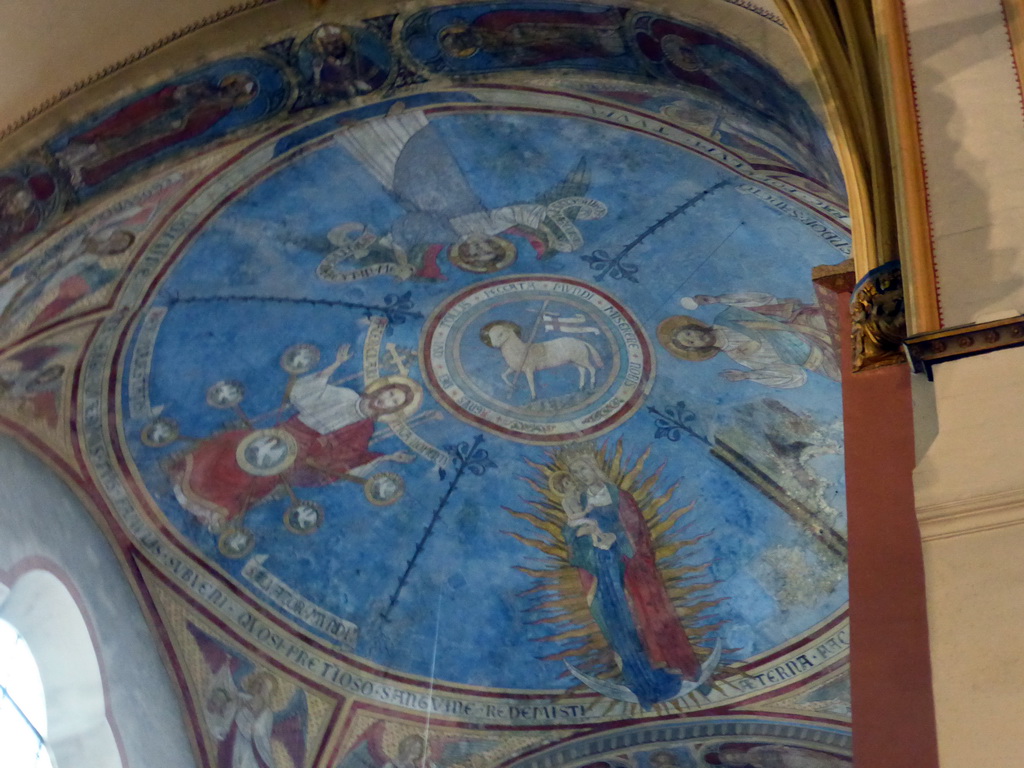 Fresco on the ceiling of the apse of the Sint-Servaasbasiliek church