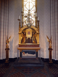 Altar and iconostasis at the southeast chapel of the Sint-Servaasbasiliek church
