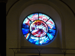 Rose window at the top of the westwork of the Sint-Servaasbasiliek church