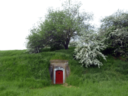 Trees, door and grassfield at the Hoge Fronten park