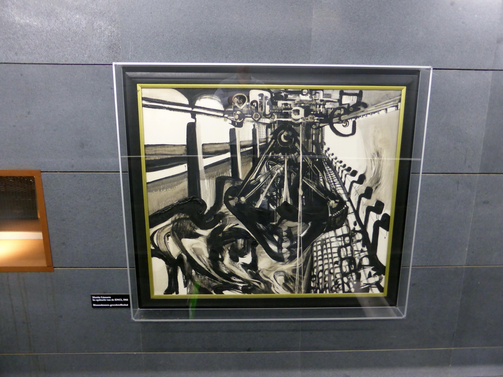 Painting by Martin Linnartz in the parking garage under the Vrijfhof square