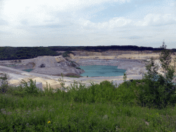 The ENCI limestone quarry, viewed from the Sint-Pietersberg hill