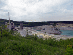 The east side of the ENCI limestone quarry, viewed from the Sint-Pietersberg hill