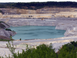 The ENCI limestone quarry, viewed from the Sint-Pietersberg hill