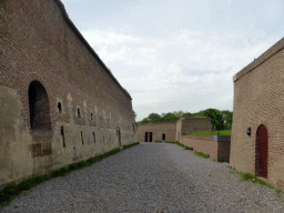 North side of the inner and outer wall of Fort Sint Pieter at the Sint-Pietersberg hill