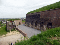 North side of the inner and outer wall, with staircases, of Fort Sint Pieter at the Sint-Pietersberg hill