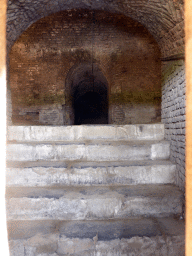 Interior of Fort Sint Pieter at the Sint-Pietersberg hill, viewed from the gate at the north side of the inner wall