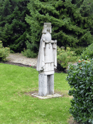 Statue in the garden in front of the Sint-Martinuskerk church at the Rechtstraat street