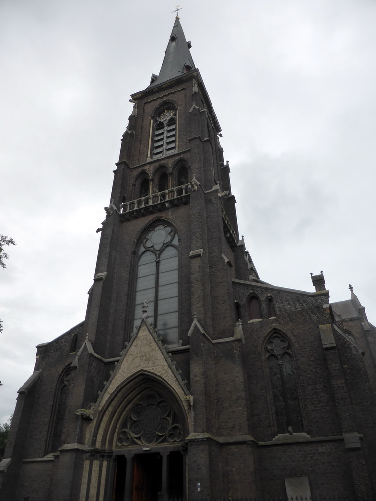 Front and tower of the Sint-Martinuskerk church, viewed from the Rechtstraat street