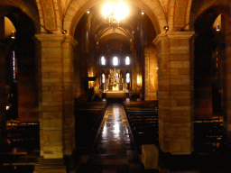 Nave, apse and altar of the Basilica of Our Lady