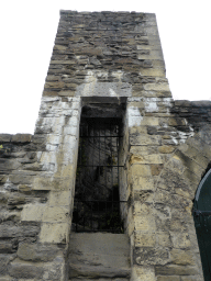 Tower with staircase at the City Wall at the Lang Grachtje street