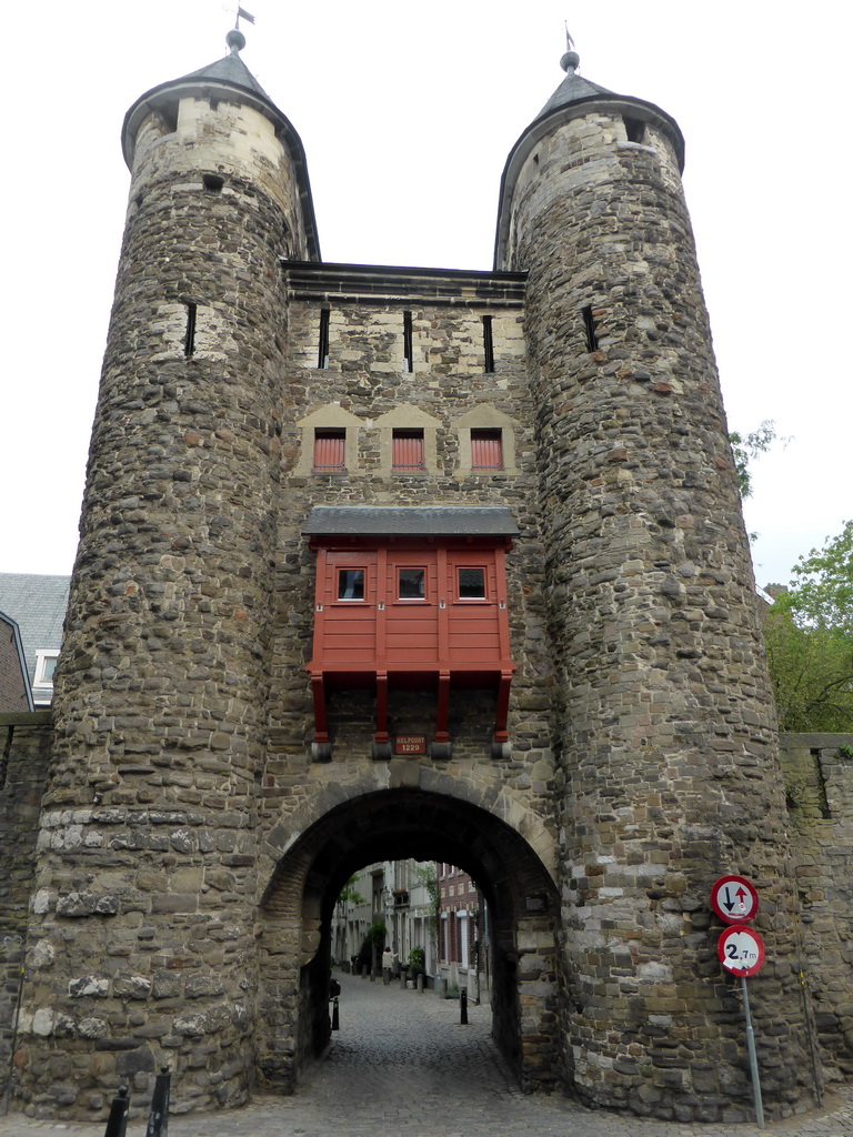 The Helpoort gate at the Sint Bernardusstraat street