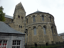 The east side of the Basilica of Our Lady, viewed from the Graanmarkt square