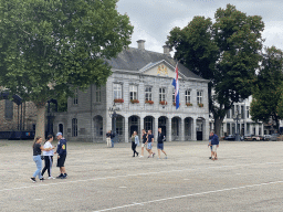 Front of the Hoofdwacht building at the Vrijthof square