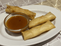 Lumpias at the Yong Kee restaurant