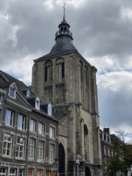 Northwest side of the Sint-Matthiaskerk church at the Boschstraat street