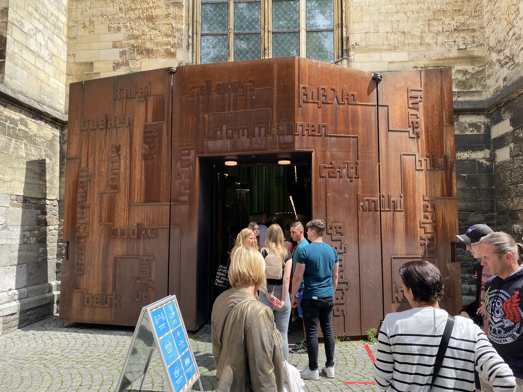 Entrance to the Bookstore Dominicanen at the Dominicanerplein square