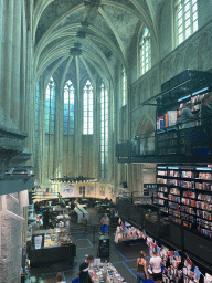 Nave and apse of the Bookstore Dominicanen, viewed from the First Floor