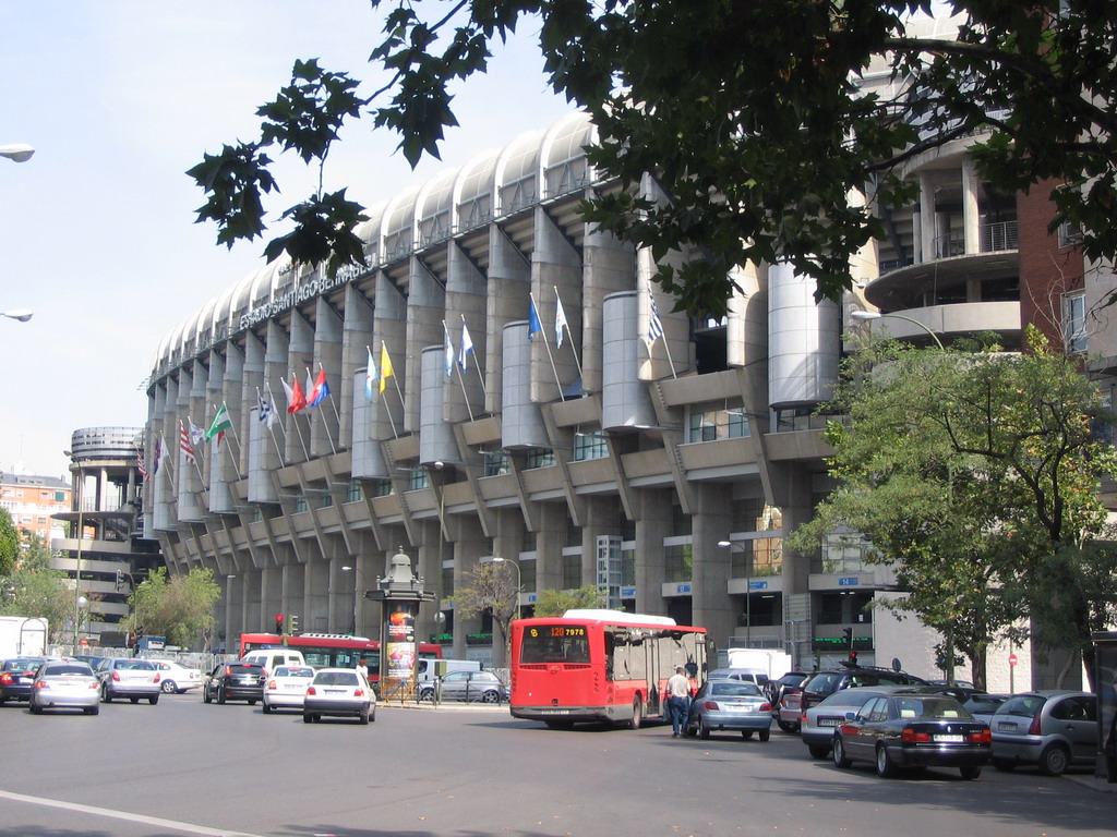 The Santiago Bernabéu stadium