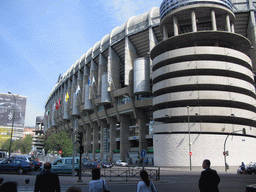 The Santiago Bernabéu stadium