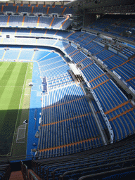 Inside the Santiago Bernabéu stadium