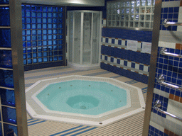 Jacuzzi and shower in the Santiago Bernabéu stadium