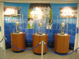 World Cups, in the museum of the Santiago Bernabéu stadium