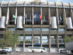 Inside the Santiago Bernabéu stadium