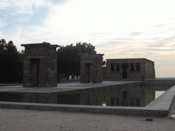 The Egyptian Temple of Debod in the Parque del Oeste park