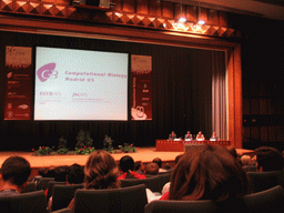 The opening of the ECCB 2005 conference, at the Palacio de Congresos de Madrid building