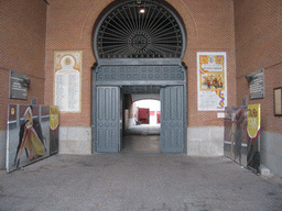 The entrance to the Plaza de Toros de Las Ventas bullring