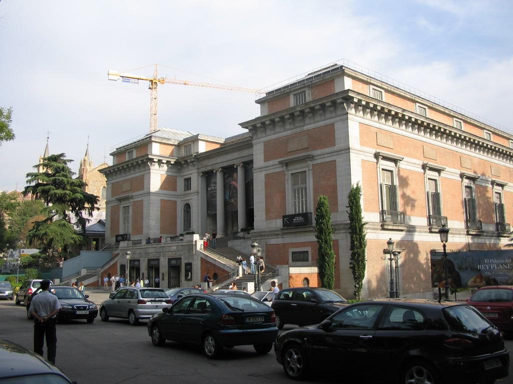 Northern side entrance to the Prado Museum