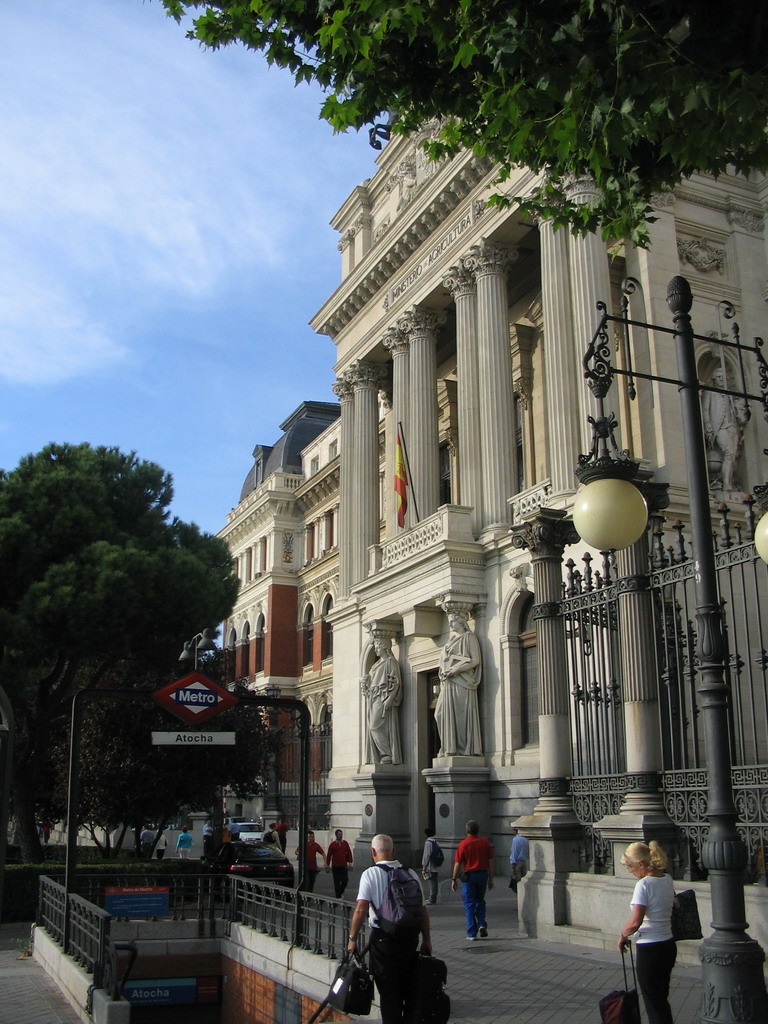 The front of the Ministry of Agriculture