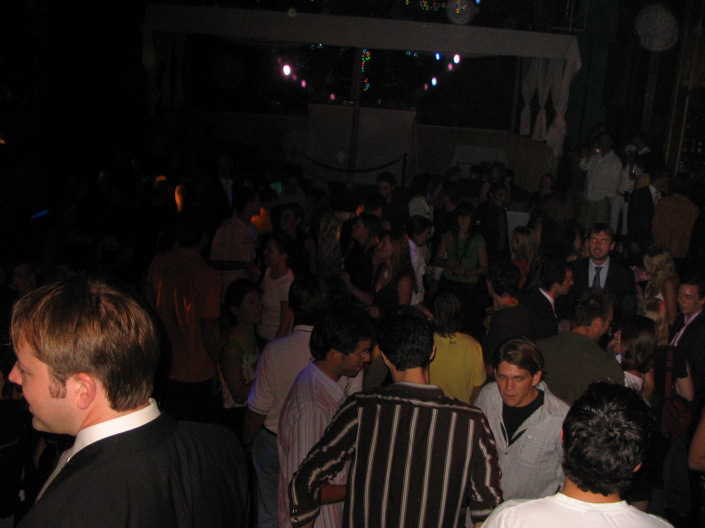 Disco night of the gala dinner of the ECCB 2005 conference, at the Joy Eslava club