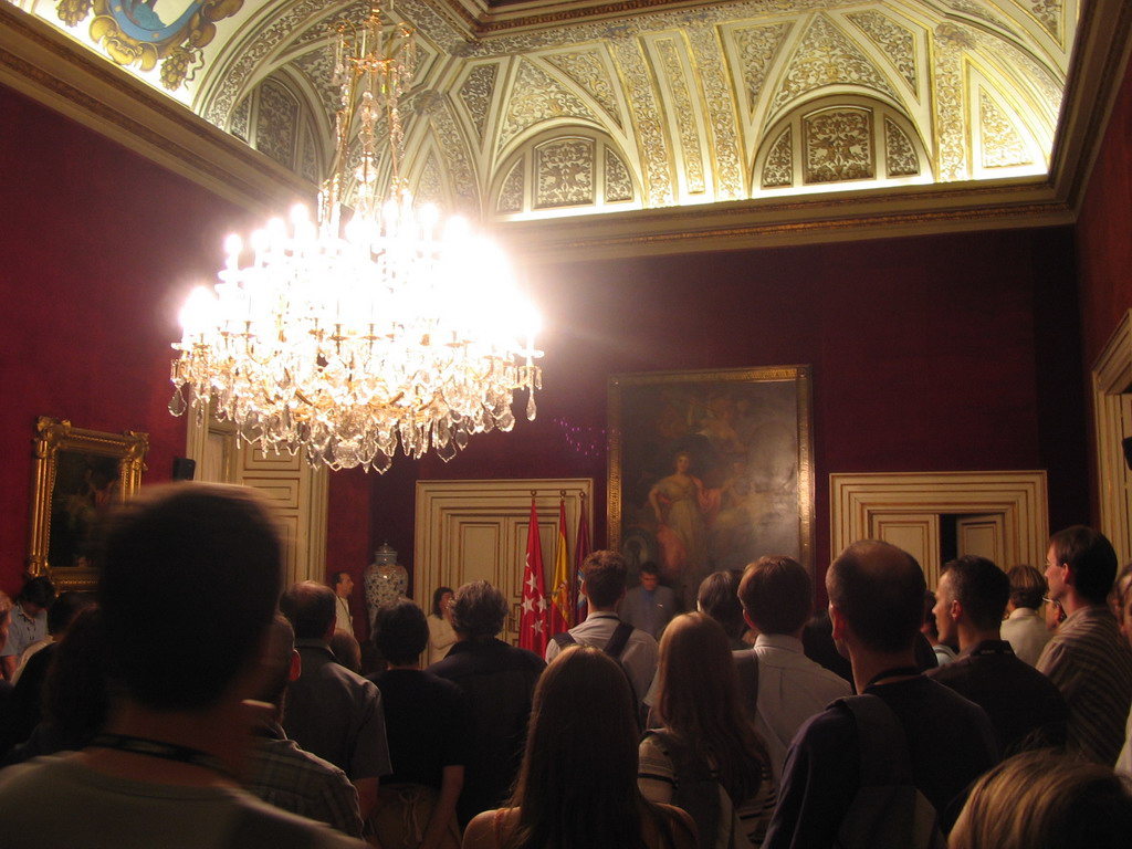 Reception of the ECCB 2005 conference at the Casa de la Villa building